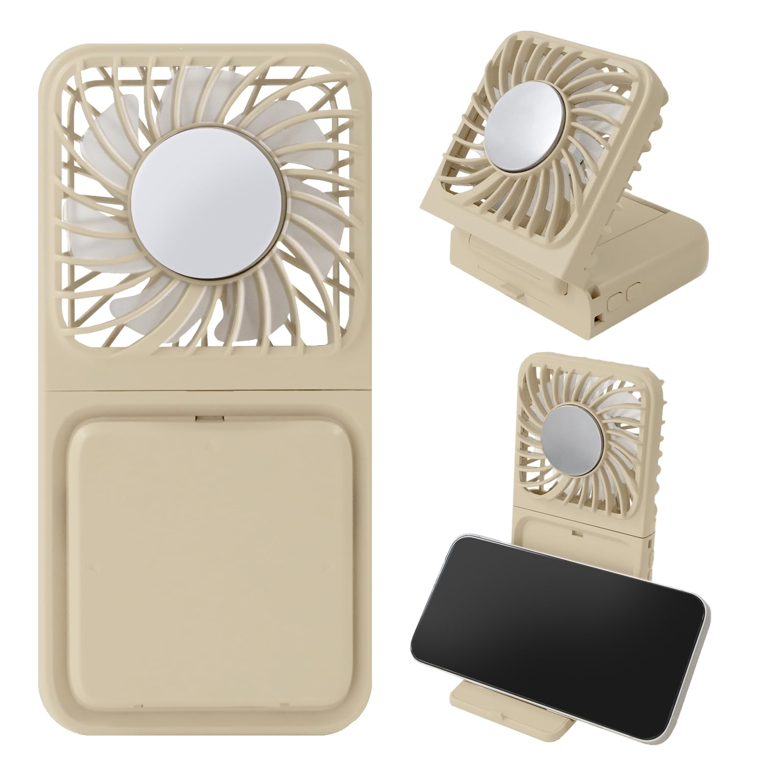 Amazon.co.jp: ハンディファン 冷却プレート付き 冷たい